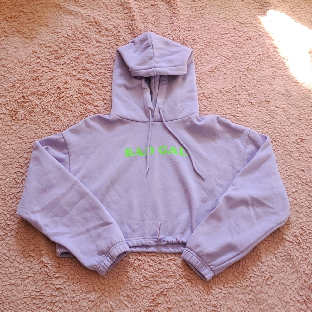 Bad Gal Cropped Hoodie